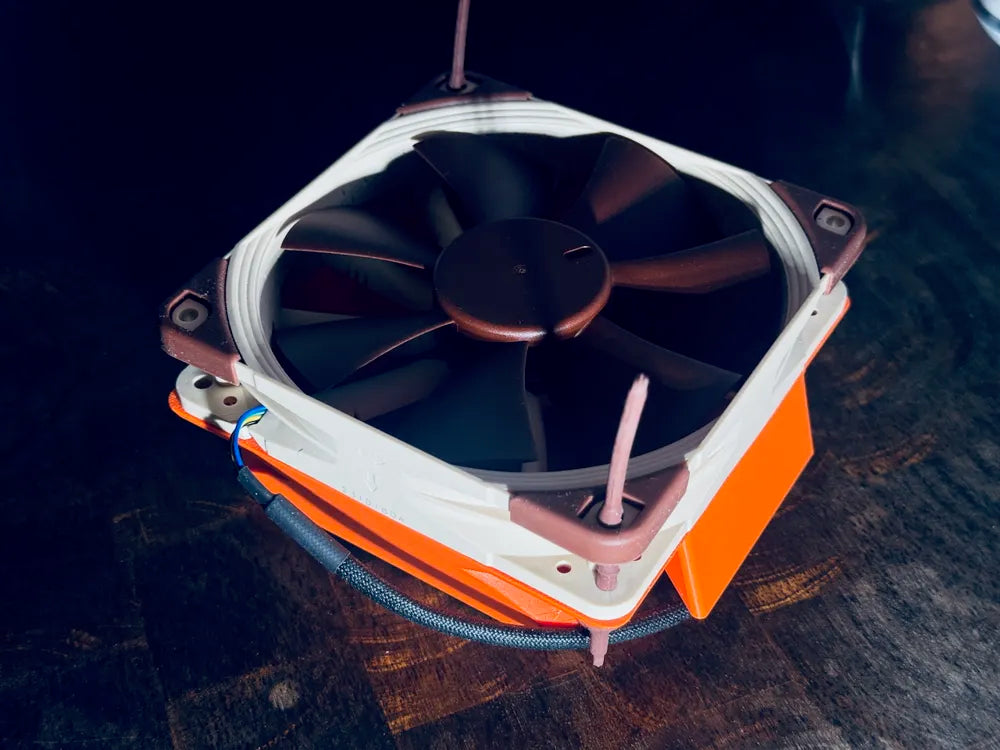 NQ-HELIX 120mm fan shroud for NerdQAxe series