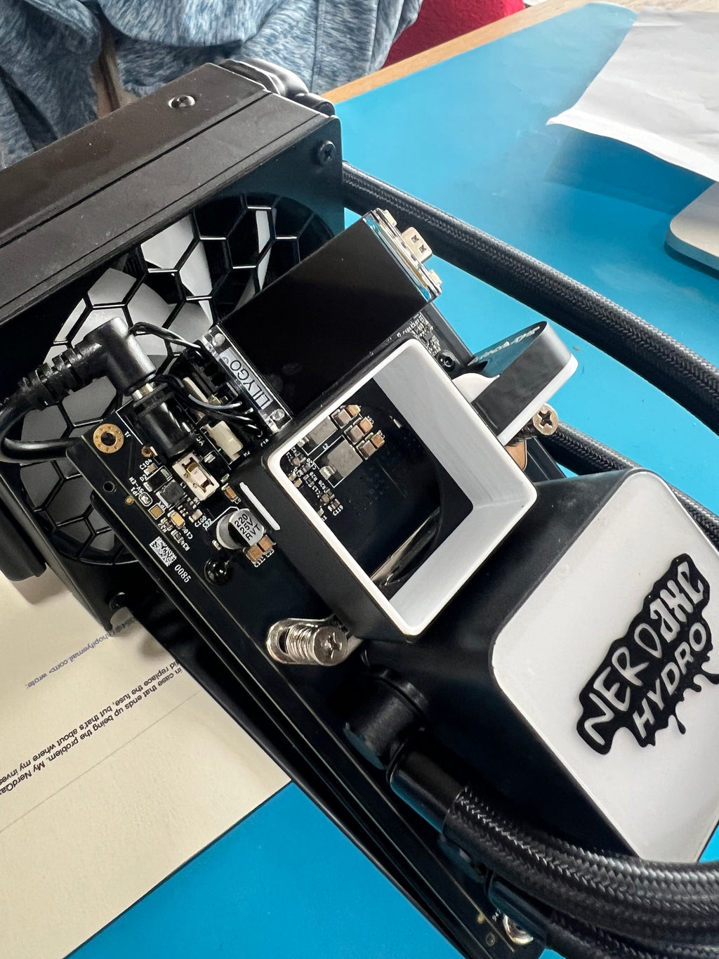 Nerdaxe QAxe Hydro VREG Active Cooling Kit (+ and ++)