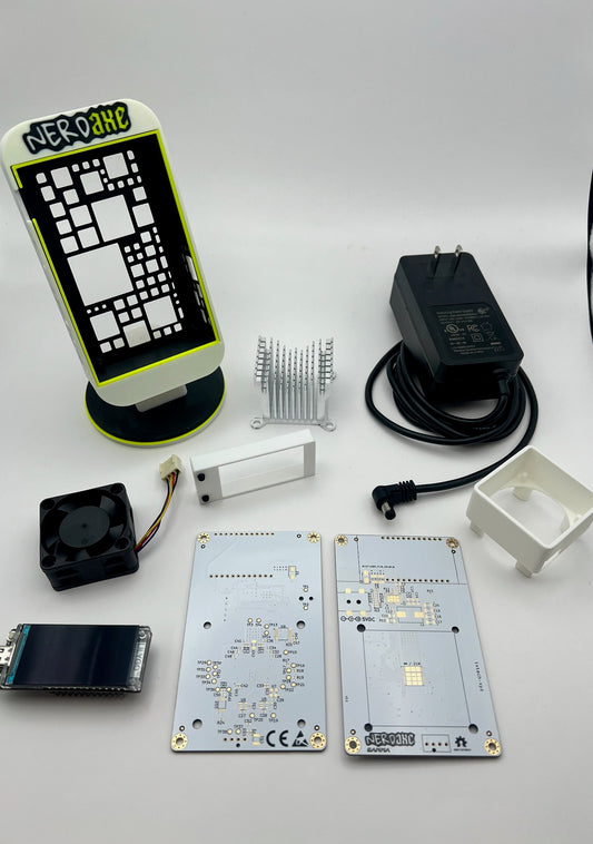 Nerdaxe Gamma DIY Kit - White Edition