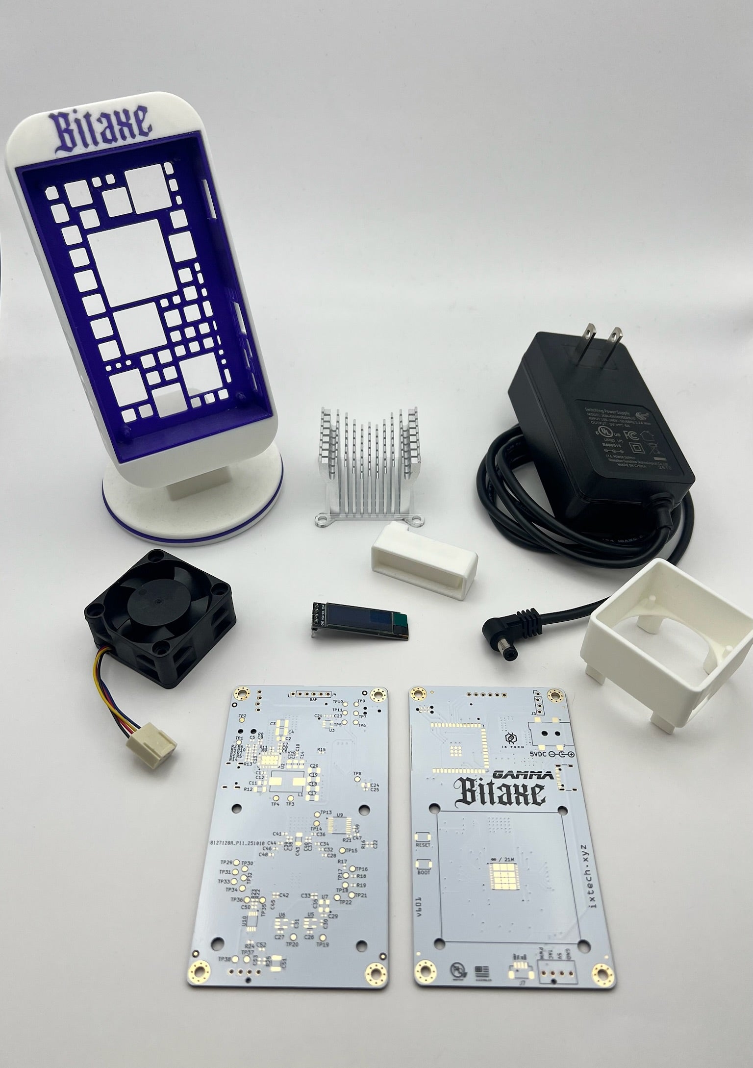 Bitaxe Gamma 601 DIY Kit - White Edition