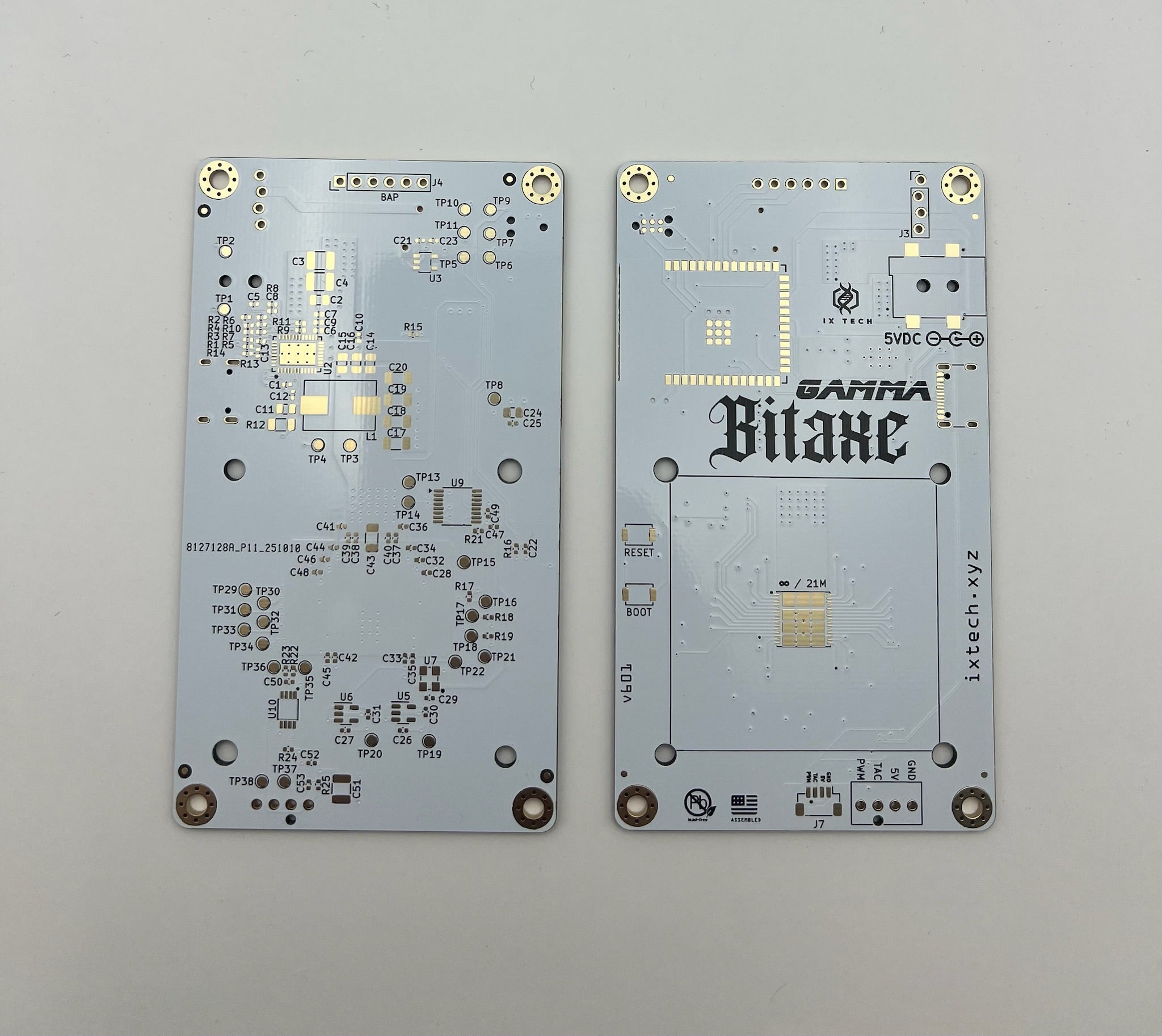 Bitaxe Gamma 601 - Bare PCB Boards (White)