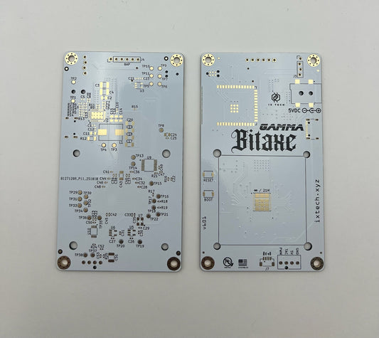 Bitaxe Gamma 601 Bare PCB - White Edition