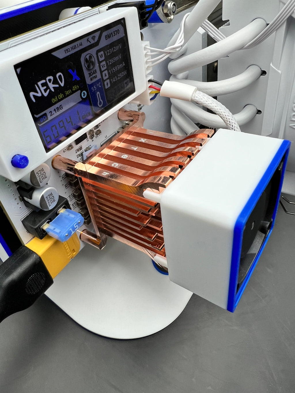 NerdQX-8TH Bitcoin Home Miner | BM1370 Overclockable ASIC