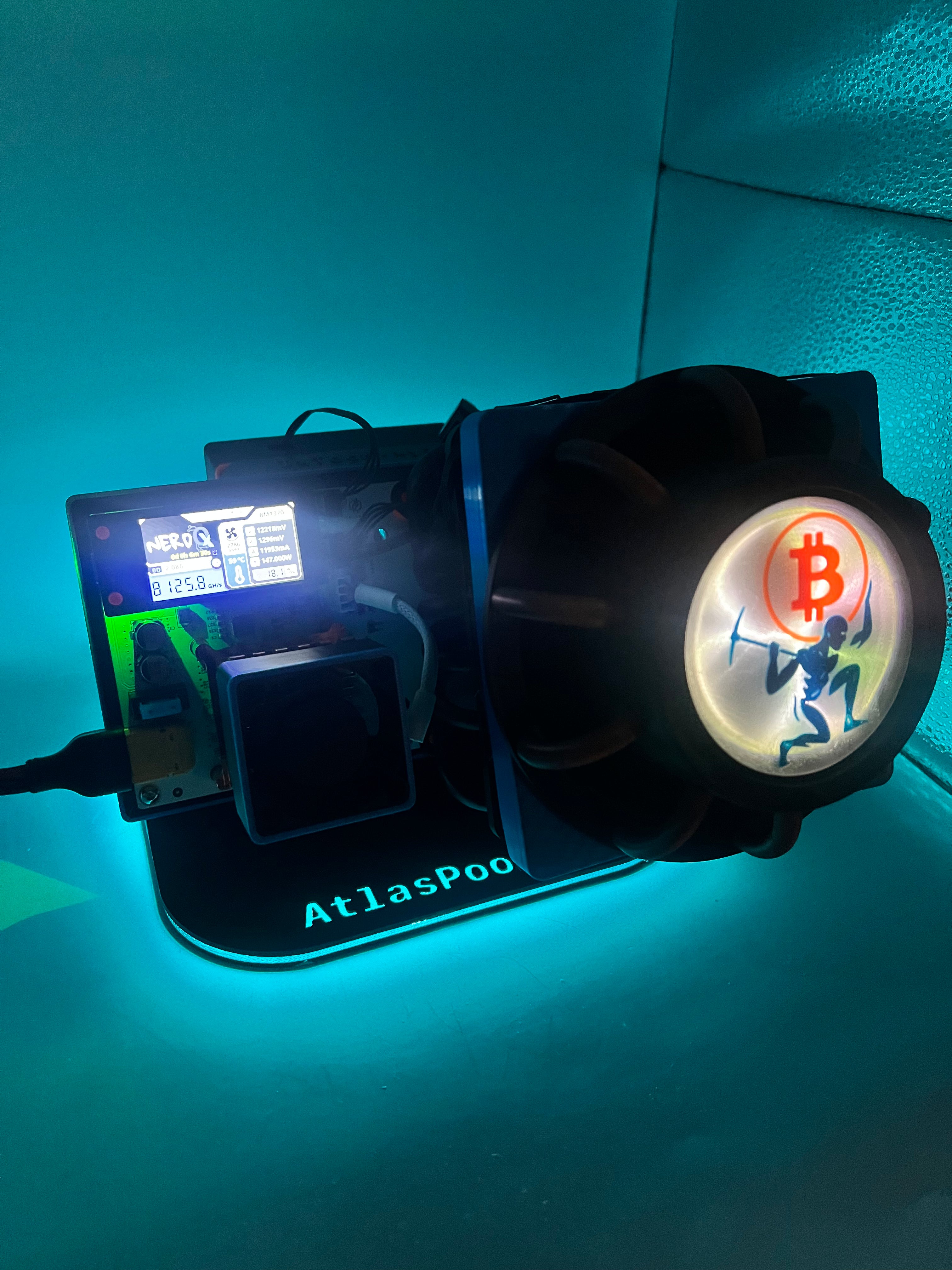 NerdQX - Atlaspool.io Edition | 8Th BM1370 Overclockable ASIC