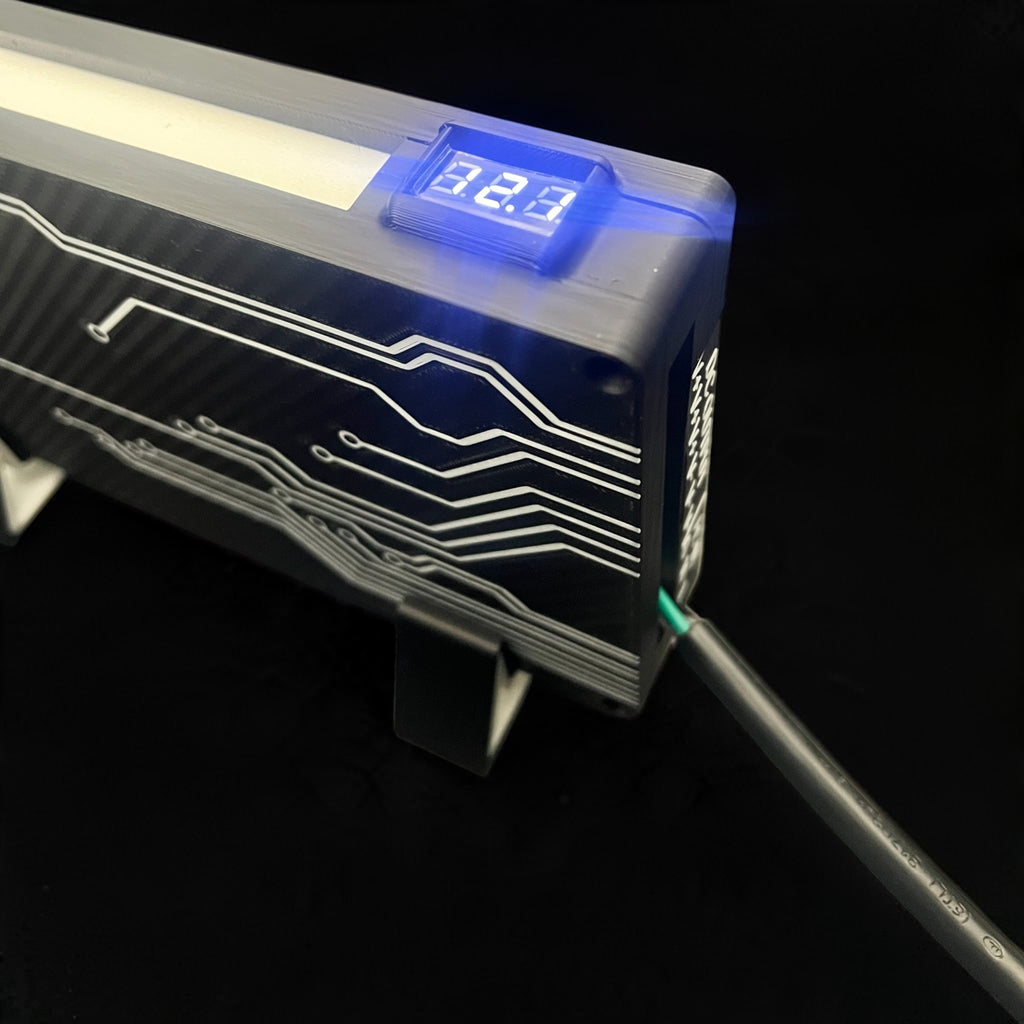 Meanwell 350-12 PSU Enclosure with Real-Time Voltage LED Display