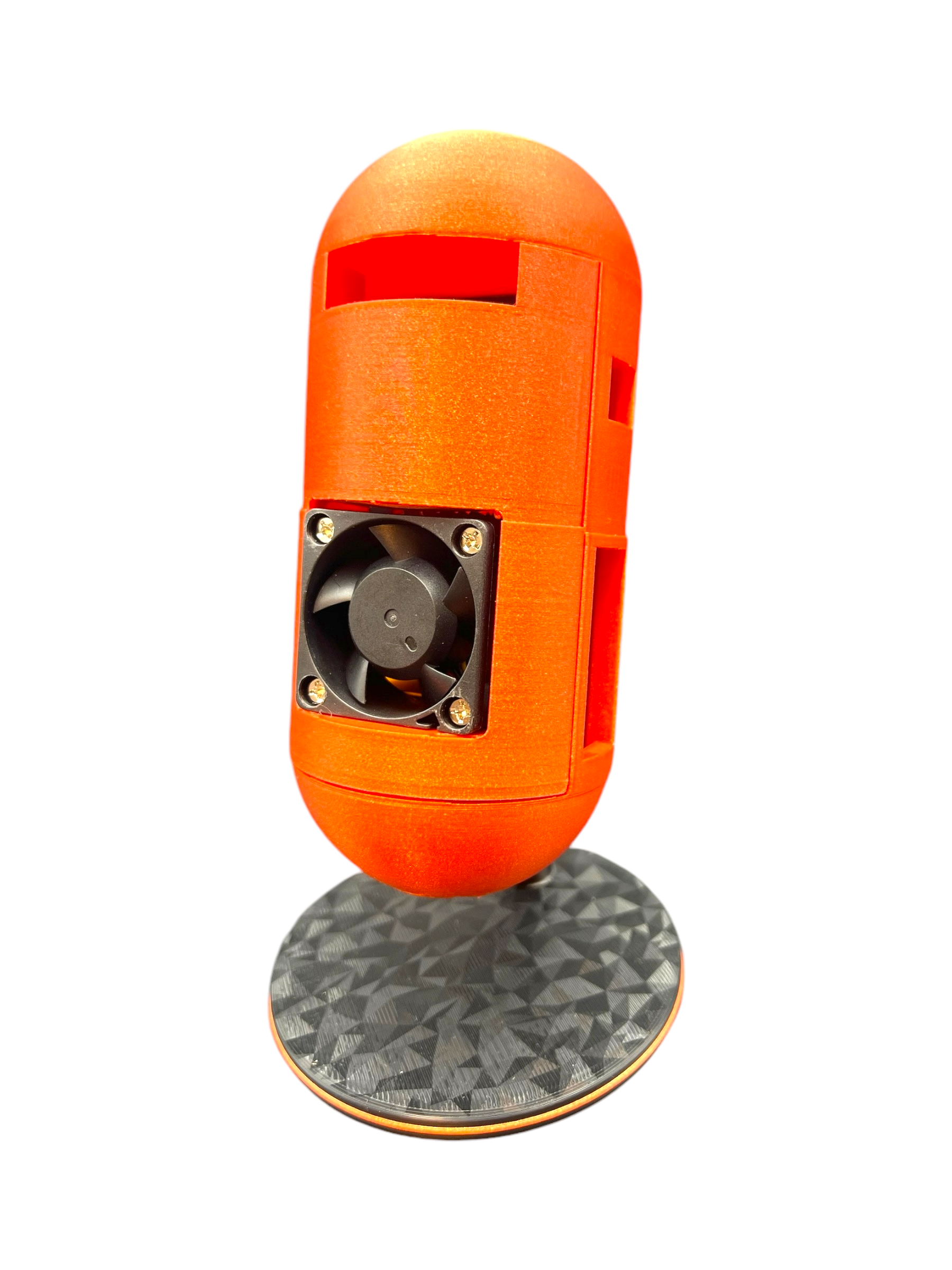 "Orange Pill" stand for bitaxe miner - Ix Tech   electronic accesory