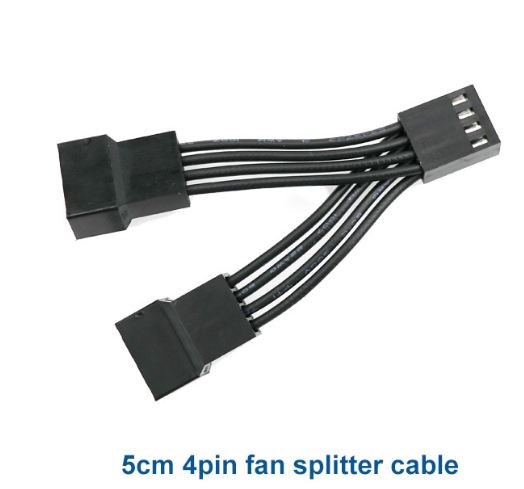 High-Performance 4-Pin PWM Fan Y-Splitter Cable for ASIC Miners