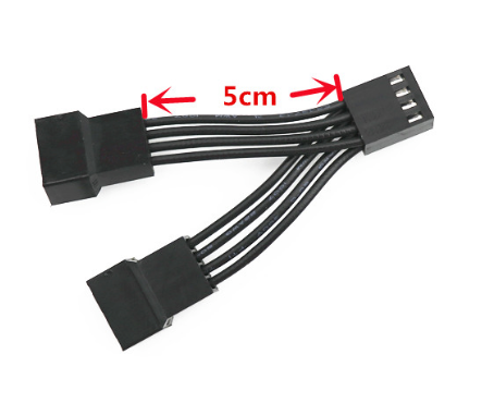 High-Performance 4-Pin PWM Fan Y-Splitter Cable for ASIC Miners