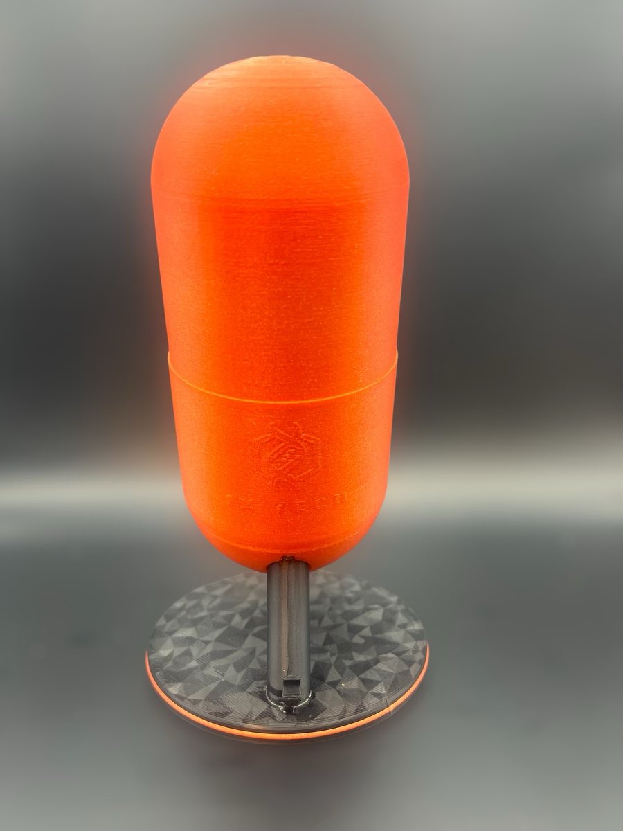 "Orange Pill" stand for bitaxe miner - Ix Tech   electronic accesory