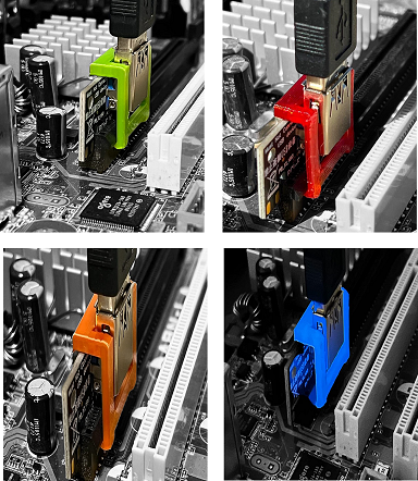 PCIe GPU riser clips (6 pack)