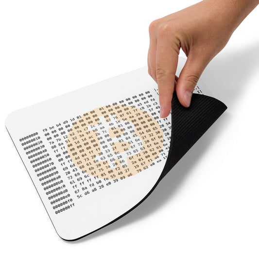 Bitcoin Genesis Block (Light) Mouse pad